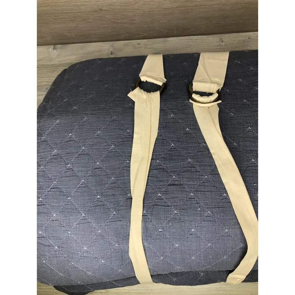 Brooks Brothers StoneWash Cotton Blue KING Quilt 1pc 106